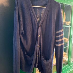 Men’s navy cardigan